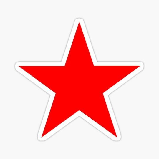 Discover Red 5-pointed Star Symbol