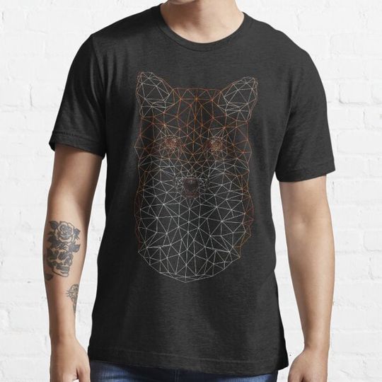 Discover Wireframe Low-poly Geometric Fox