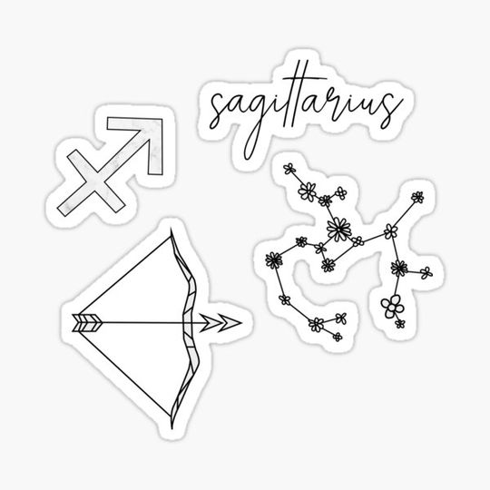 Discover Sagittarius Sticker pack