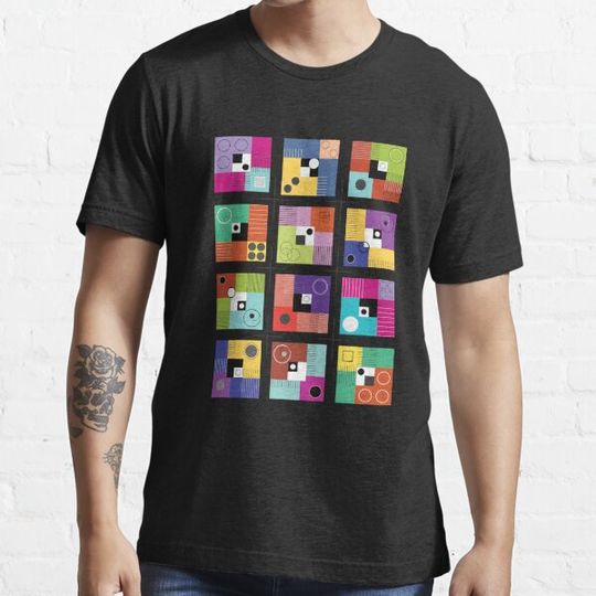 Discover Colorful Geometric Squares Pattern