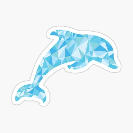 Discover Low Poly Dolphin Art