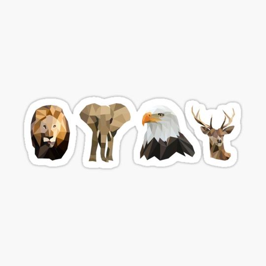 Discover low poly wildlife