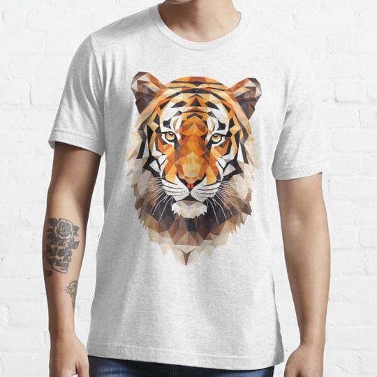 Discover Tiger - Polygon Art