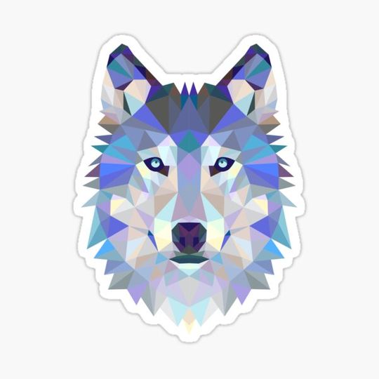 Discover Triangle Polygon Wolf Animal