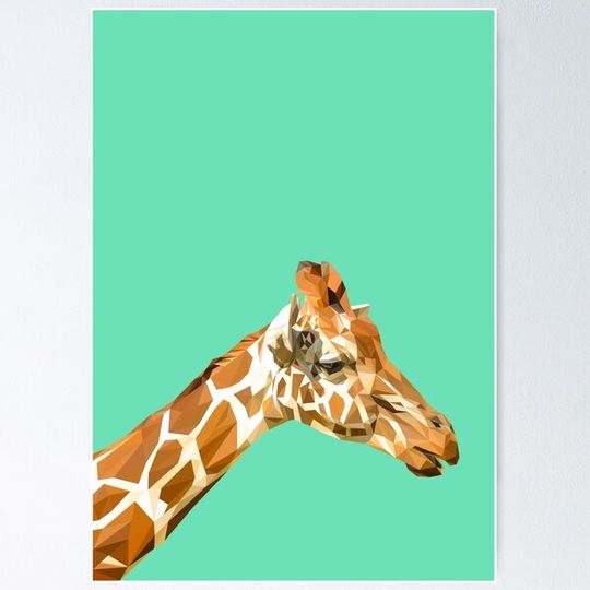 Discover Giraffe low poly design.