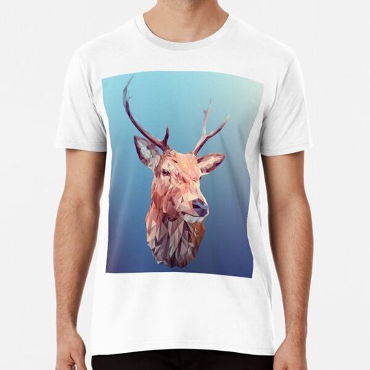 Discover Polygonal geometric deer, animal lovers gift