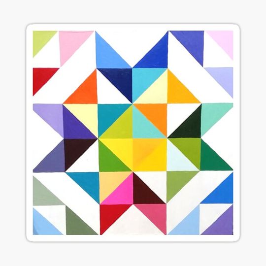 Discover Multi Color Barn Quilt