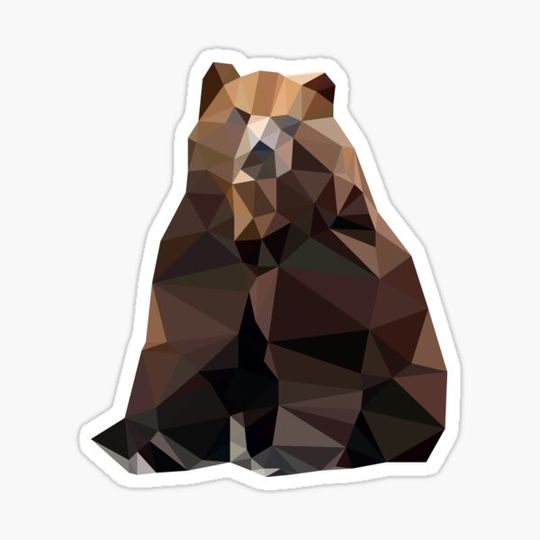 Discover Geometric Low-poly Bear