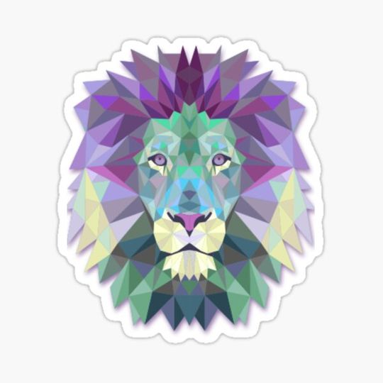 Discover Geometric Lion
