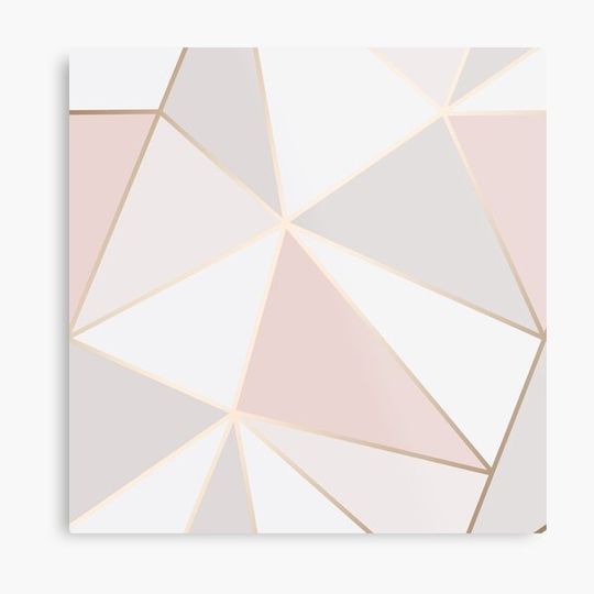 Discover Geometric pink gold