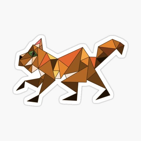 Geometric fox babeyyy
