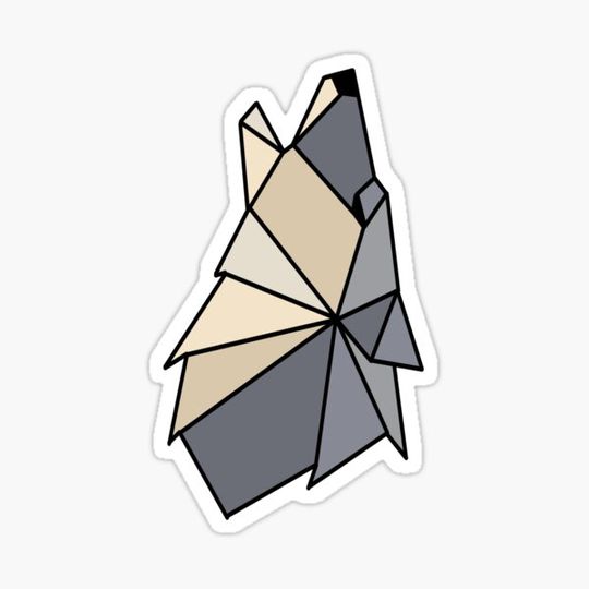 Discover Geometric Howling Wolf