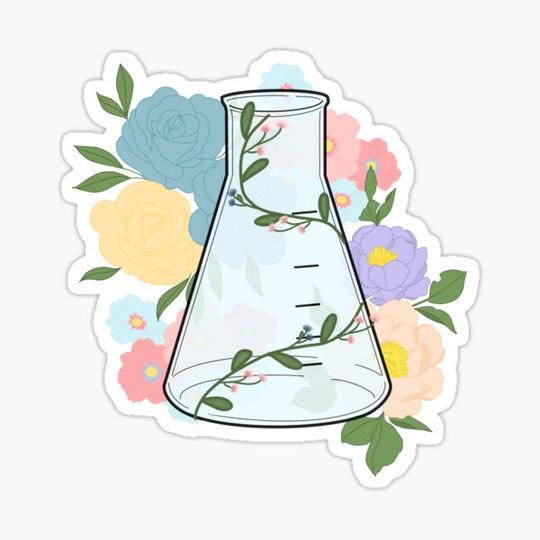 Discover Floral Lab Flask