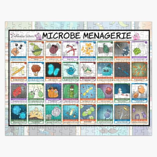 Discover Microbe Menagerie Trading Cards