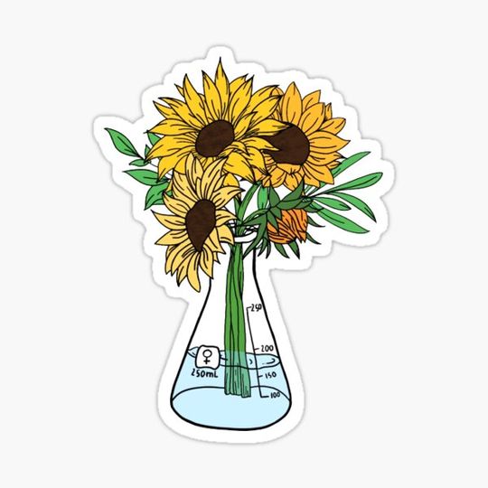 Discover cute stem sticker