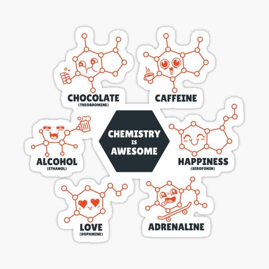 Discover "Chemistry is Awesome" Cute Molecules