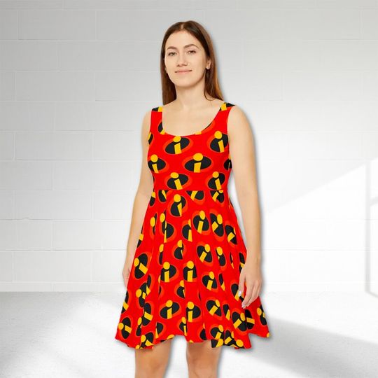 Discover Incredibles Superhero Movie Skater Dresses