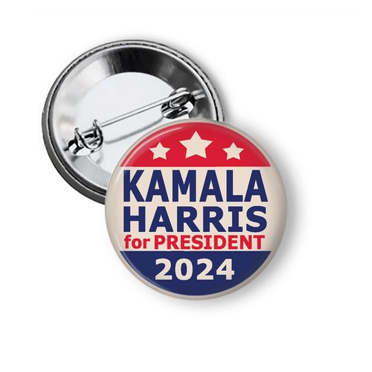 Discover Kamala Harris For President Button 2024 Presidetial Election Buttons Political Campaign Pins B348