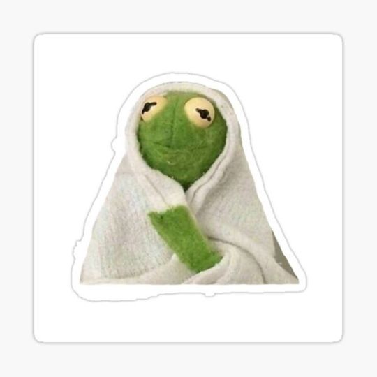 Discover Green Blanket Frog Meme