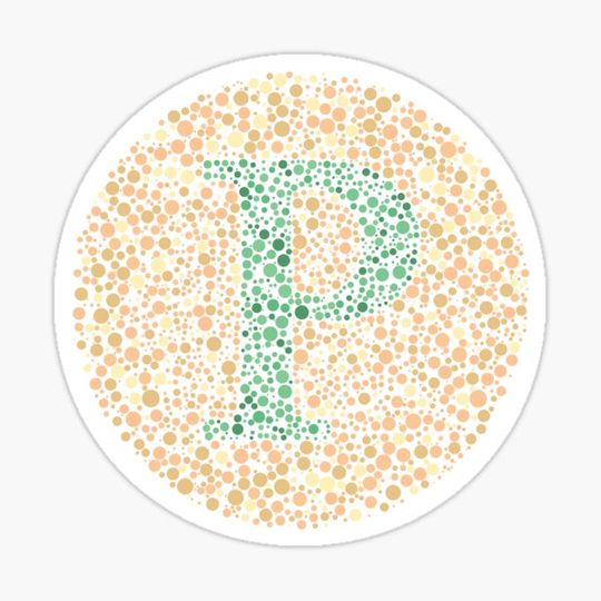 Discover “P” Eye Test Letter