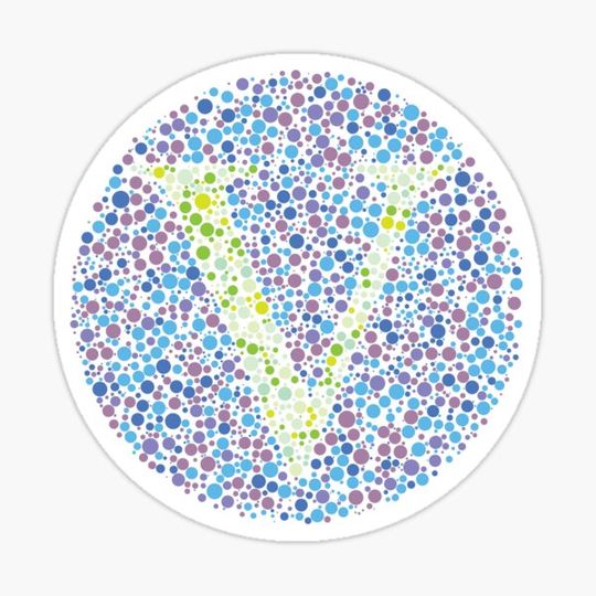 Discover “V” Eye Test Letter