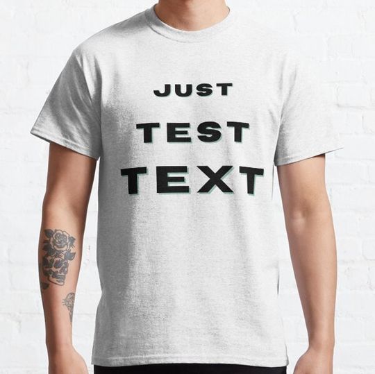 Discover JUST TEST TEXT
