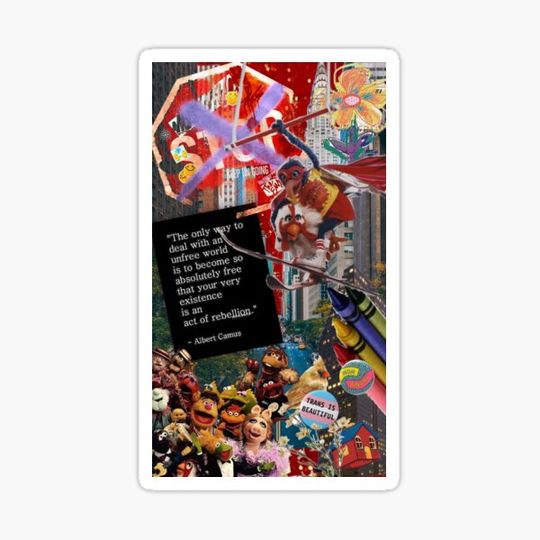 Discover An Act of Rebellion // Muppet Collage Art