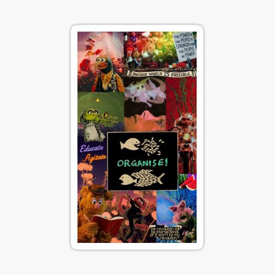 Discover ORGANIZE!  // Muppet Collage Art