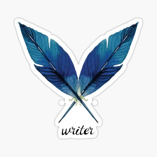 Discover Writer! Blue Feathers