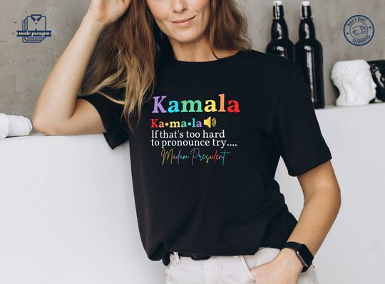 Discover Madam President Shirt, Kamala Harris Shirt, Democrat Tee, Election 2024 shirt