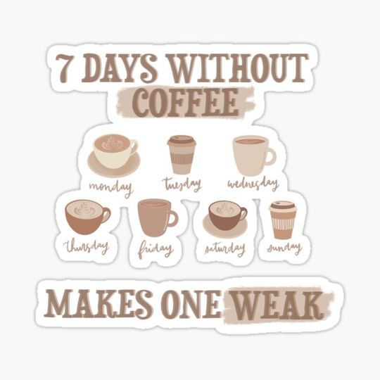 Discover Coffee Statement Quote Minimalist