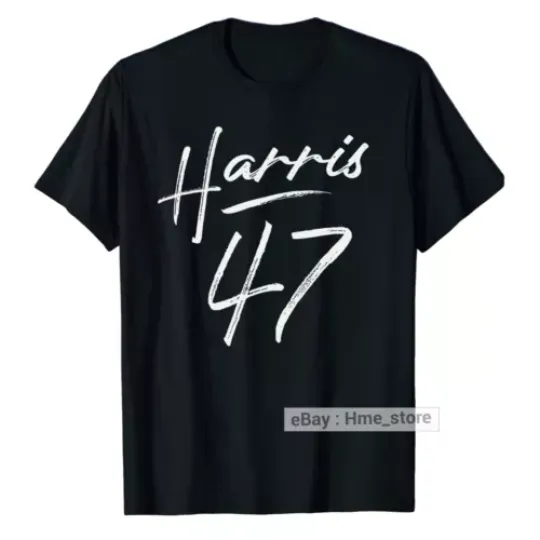 Discover Kamala Harris 47 Feminine Script for President Campaign 2024 T-shirt