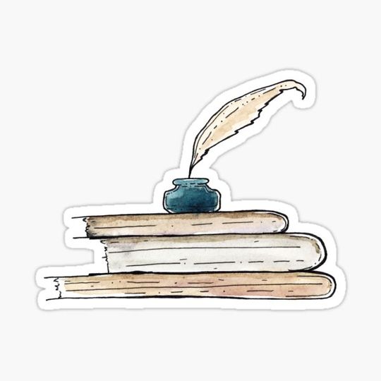 Discover Watercolor books and inkwell