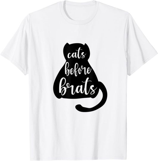 Discover Cats Before Brats Childless By Choice Feminism Lady T-Shirt