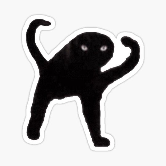 Discover Cursed Cat Sticker