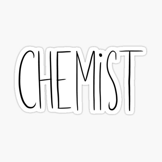 Discover Chemist Cute handwritten job title