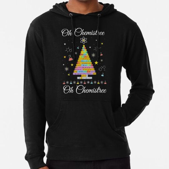 Discover Oh Chemistree - Colorful Periodic Table - Christmas & Chemist