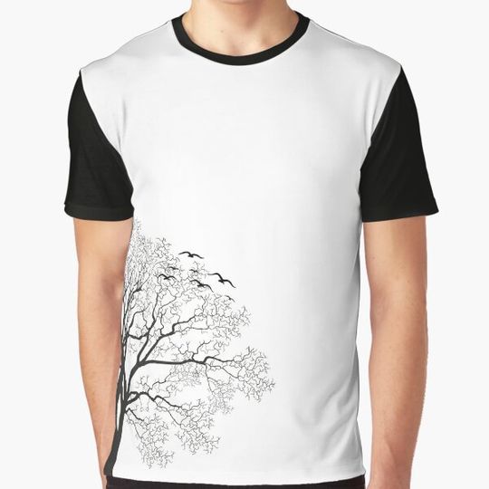Discover Nature Tree Graphic T-Shirt - Stylish Unisex Cotton Top