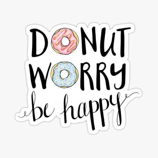 Discover Donut Worry Be Happy
