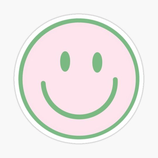 Discover Cute Smiley Face Pink and Green