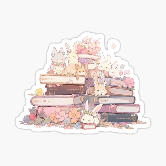 Discover Bunny Book Stacks
