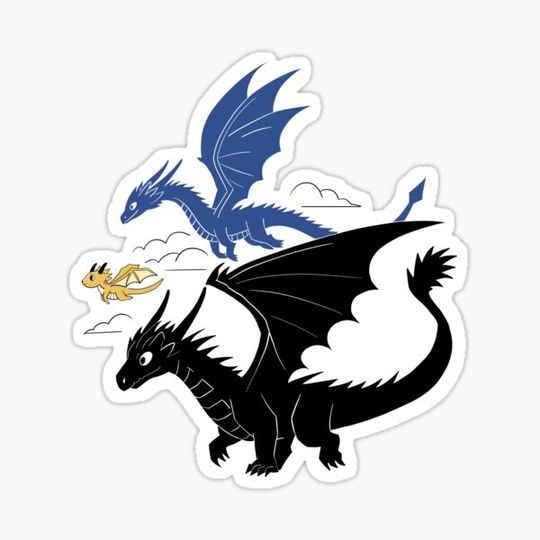 Discover Fourth Wing dragons flying together cute Andarna Tairn and Sgaeyl