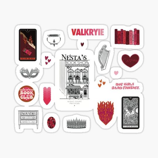 Discover ACOTAR Nesta Sticker Pack