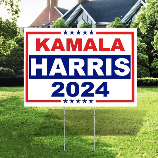 Discover Kamala Harris 2024 President Yard Sign