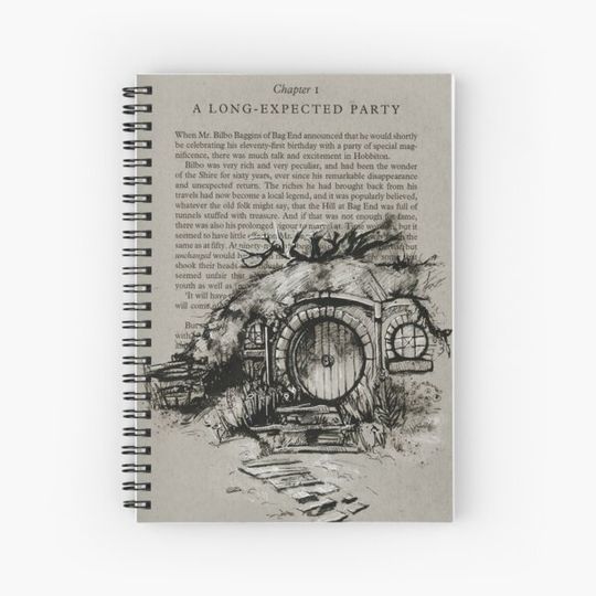 Discover Vintage Book Page, Tolkien