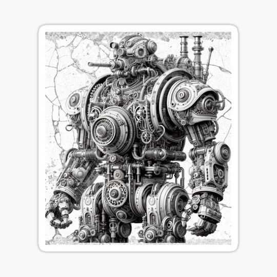 Discover Steampunk Advanced Robot