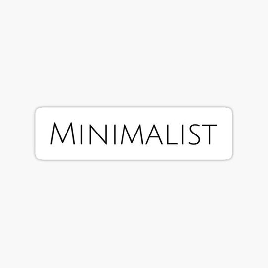 Discover Minimalist (BLACK PRINT)