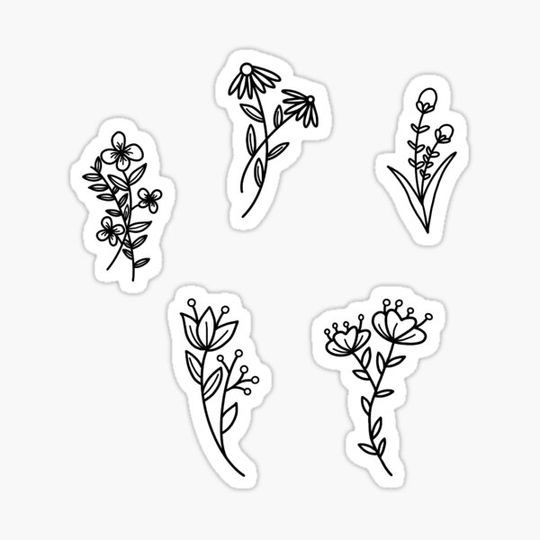Discover Wildflower Sticker Set