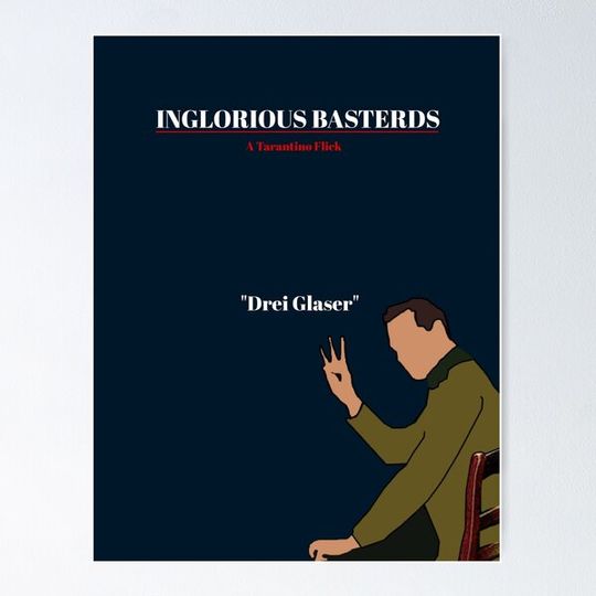 Discover Inglorious Basterds Minimalist Poster