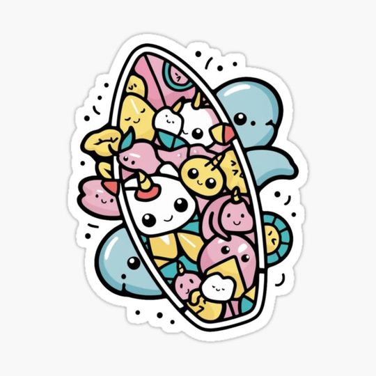 Discover Kawaii Surfboard: Waves of Cuteness